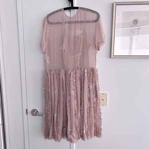 Rochas Ballet girl Silk MIDI dress in Pink 42